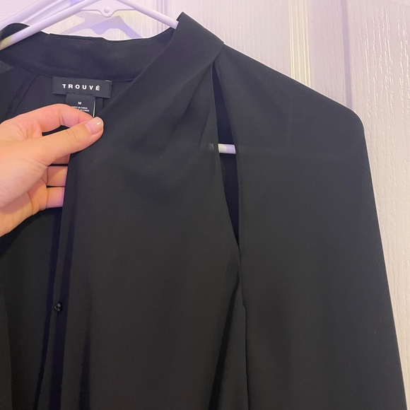 Trouve, medium black long sleeve - Picture 3 of 6